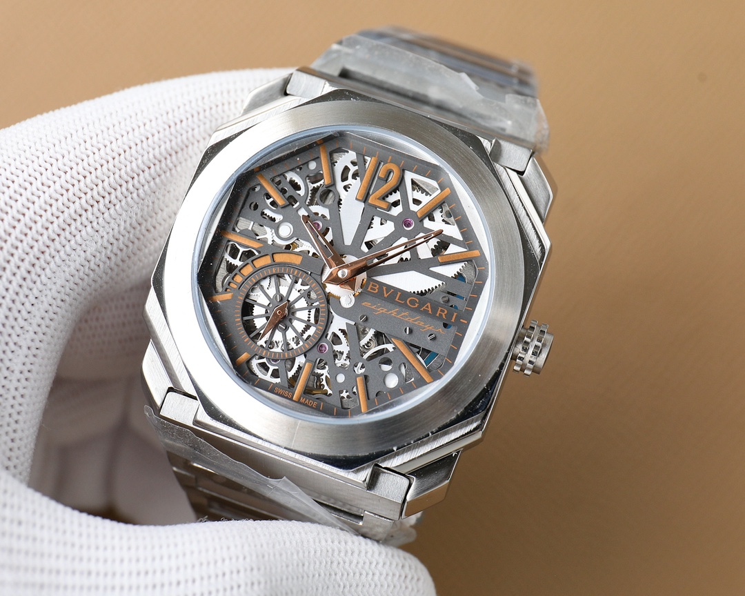 【12-15日にお届け】BVLGARI メンズ 腕時計  43MM 