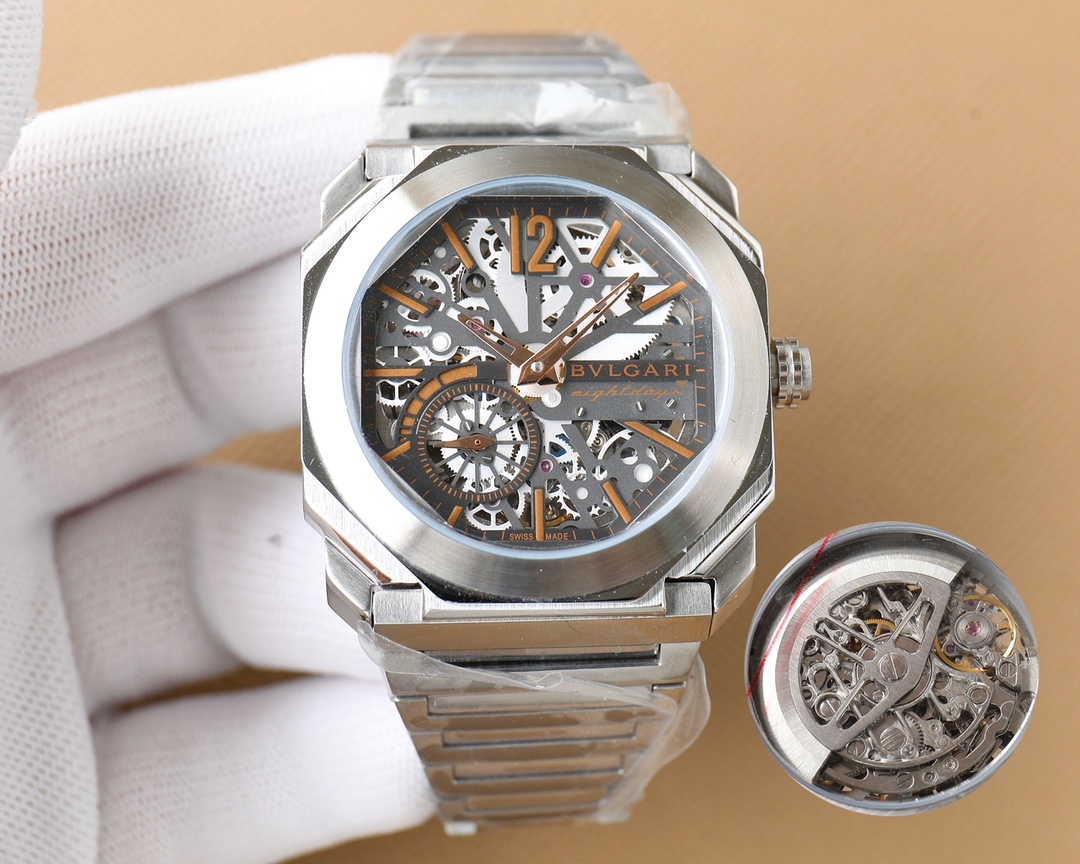 【12-15日にお届け】BVLGARI メンズ 腕時計  43MM 