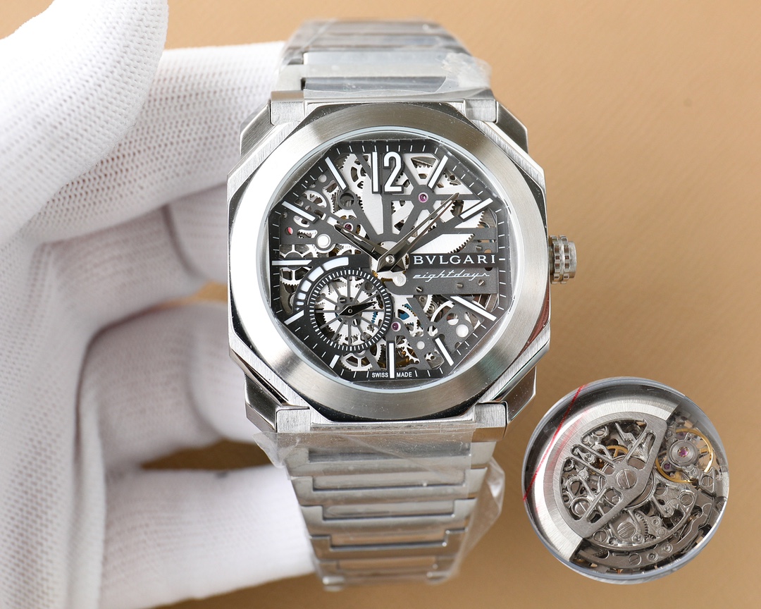 【12-15日にお届け】BVLGARI メンズ 腕時計  43MM 
