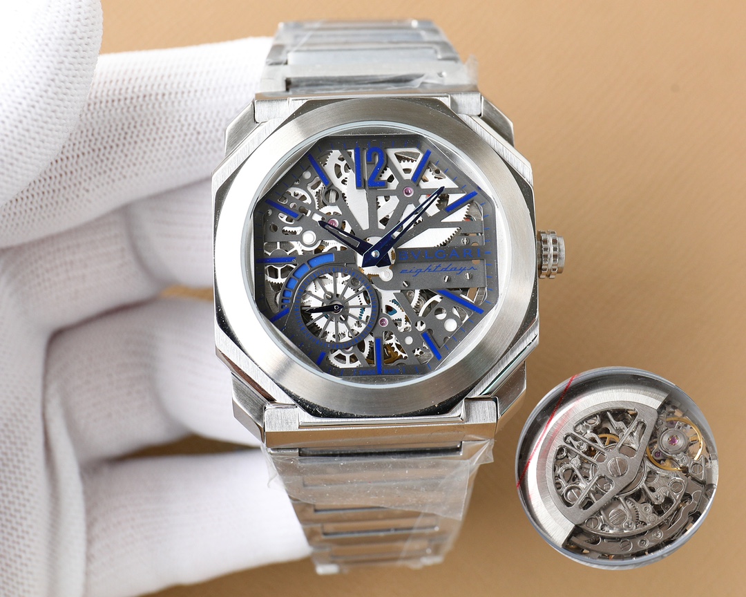 【12-15日にお届け】BVLGARI メンズ 腕時計  43MM 