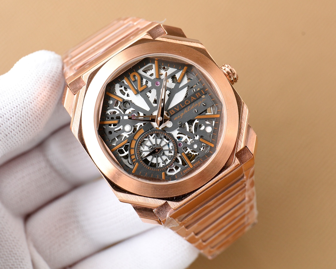 【12-15日にお届け】BVLGARI メンズ 腕時計  43MM 