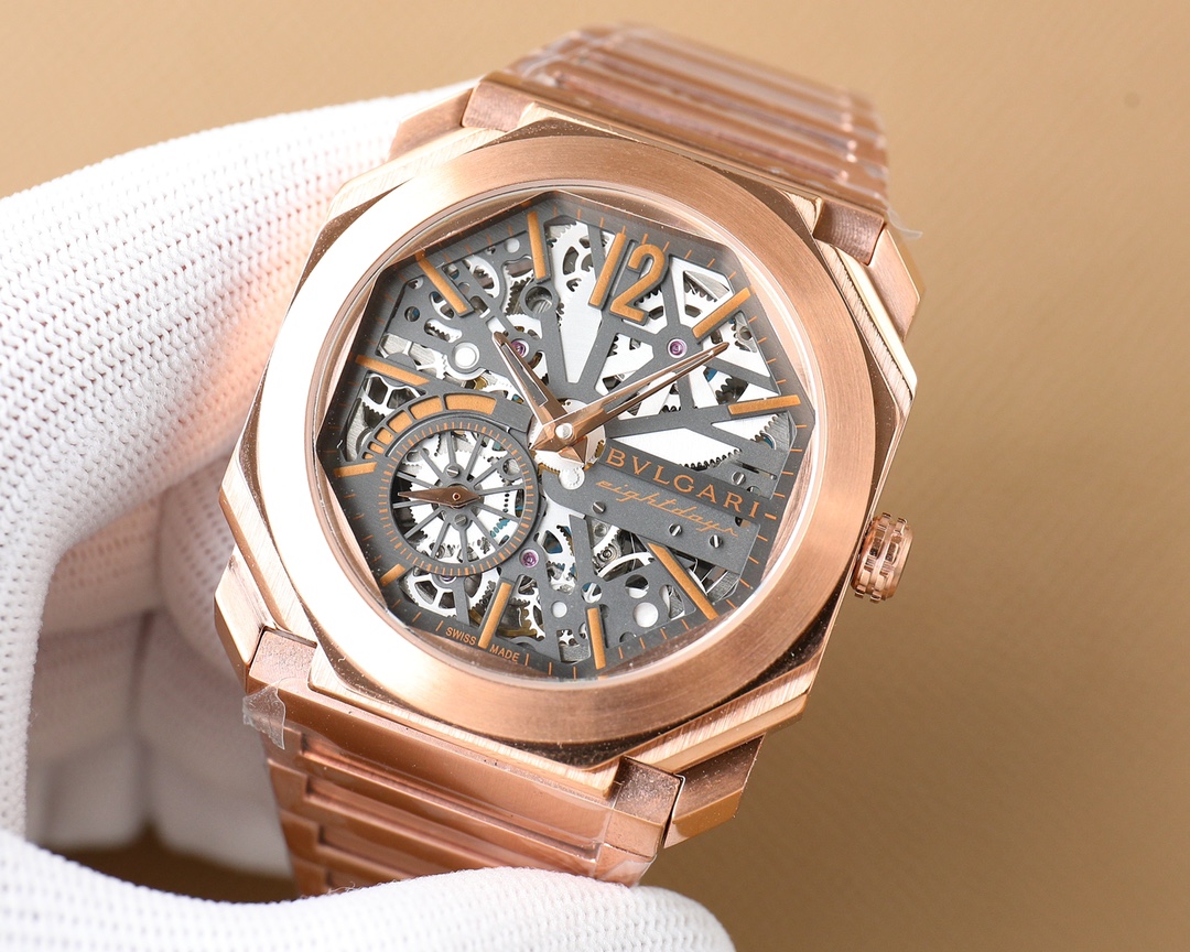 【12-15日にお届け】BVLGARI メンズ 腕時計  43MM 