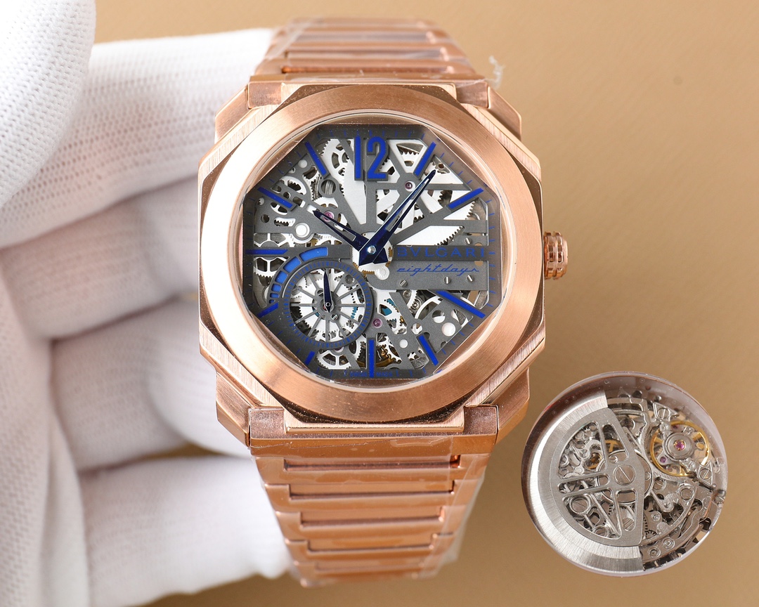【12-15日にお届け】BVLGARI メンズ 腕時計  43MM 