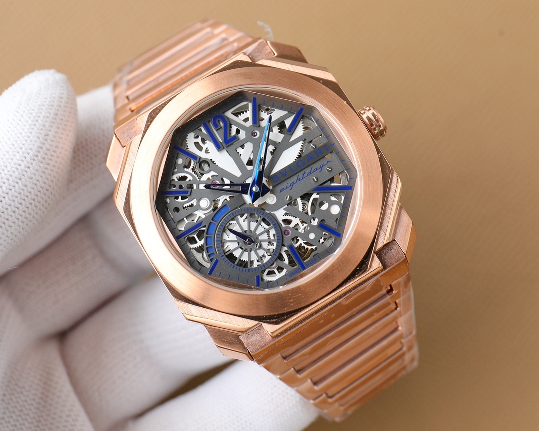 【12-15日にお届け】BVLGARI メンズ 腕時計  43MM 