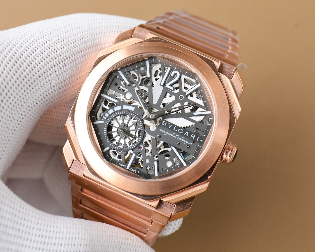【12-15日にお届け】BVLGARI メンズ 腕時計  43MM 
