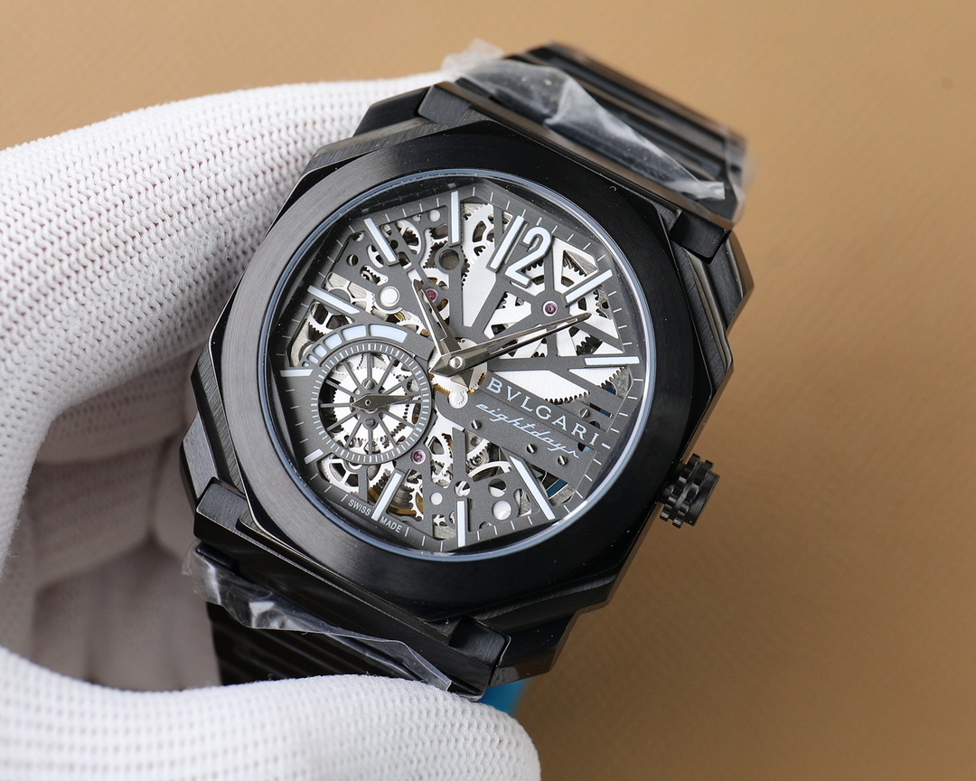 【12-15日にお届け】BVLGARI メンズ 腕時計  43MM 