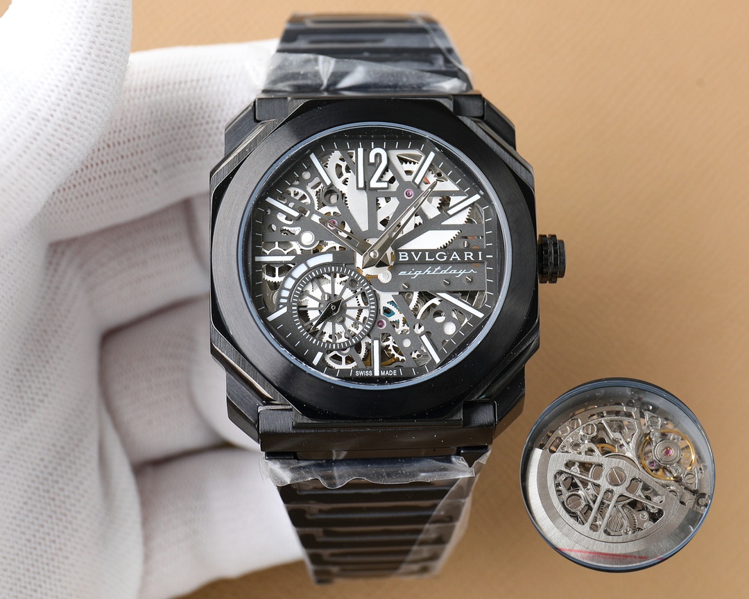 【12-15日にお届け】BVLGARI メンズ 腕時計  43MM 
