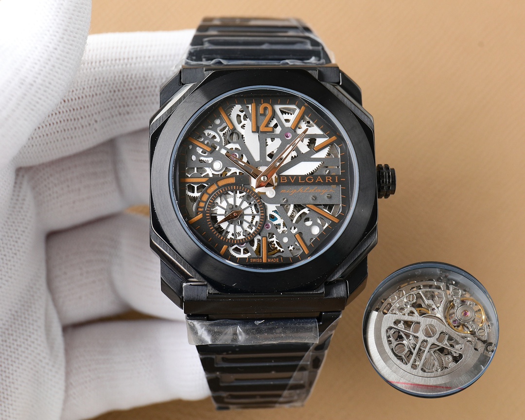 【12-15日にお届け】BVLGARI メンズ 腕時計  43MM 