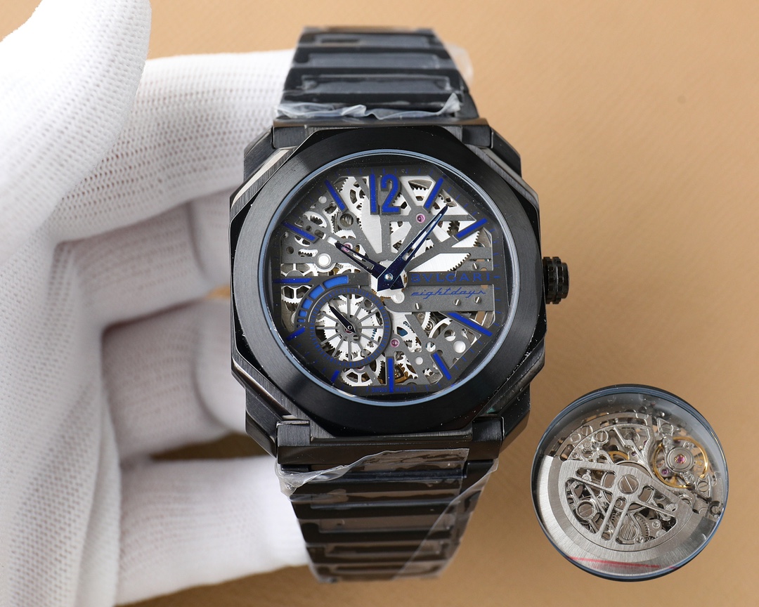 【12-15日にお届け】BVLGARI メンズ 腕時計  43MM 