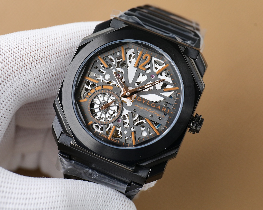【12-15日にお届け】BVLGARI メンズ 腕時計  43MM 