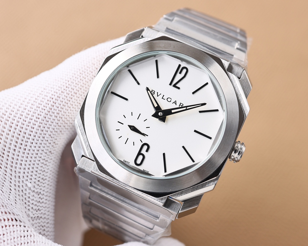 【12-15日にお届け】BVLGARI メンズ 腕時計  41MM  5色