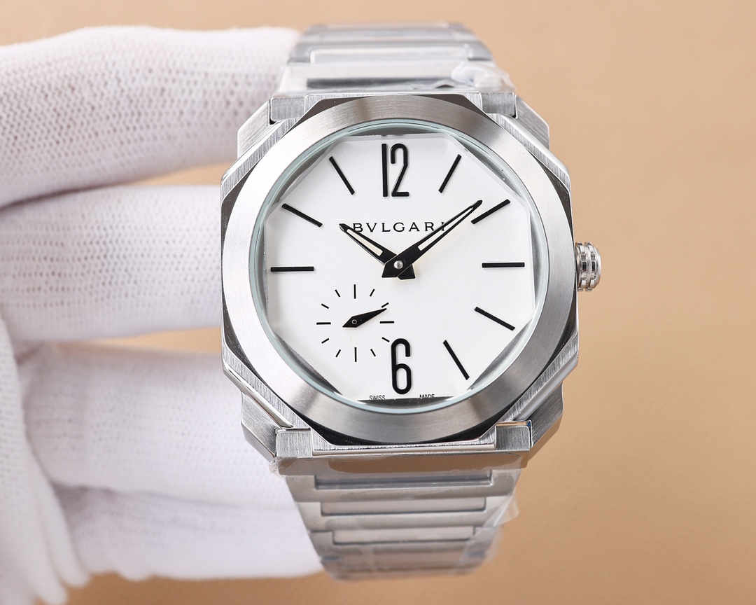 【12-15日にお届け】BVLGARI メンズ 腕時計  41MM  5色