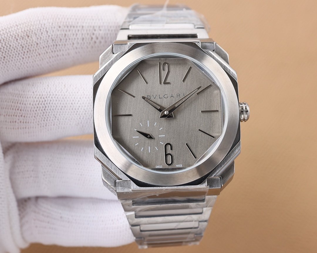 【12-15日にお届け】BVLGARI メンズ 腕時計  41MM  5色