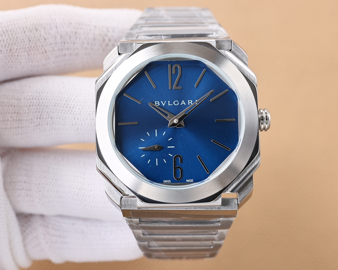 【12-15日にお届け】BVLGARI メンズ 腕時計  41MM  5色