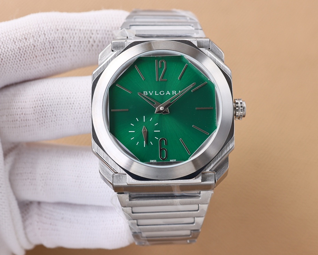 【12-15日にお届け】BVLGARI メンズ 腕時計  41MM  5色