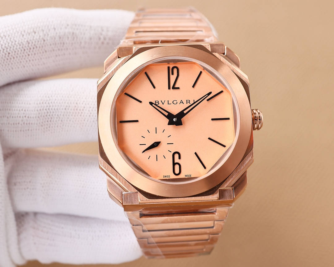【12-15日にお届け】BVLGARI メンズ 腕時計  41MM  3色