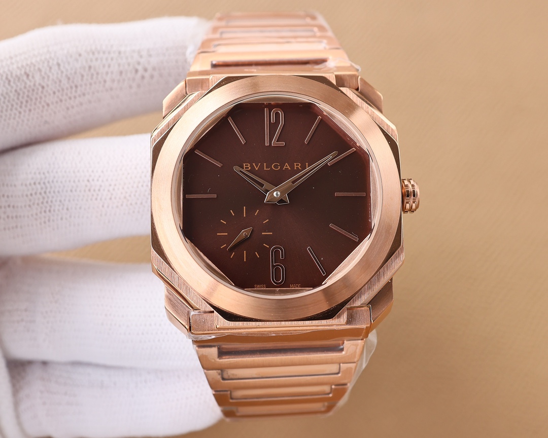 【12-15日にお届け】BVLGARI メンズ 腕時計  41MM  3色
