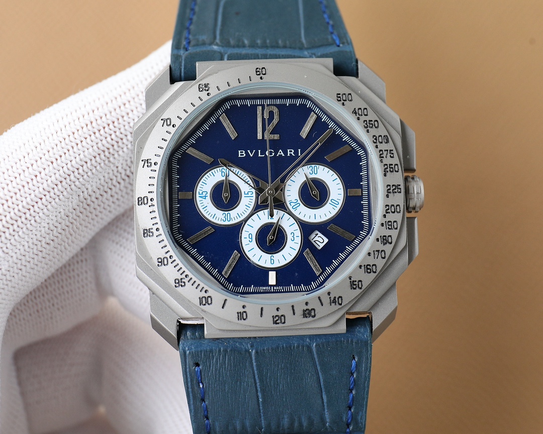 【12-15日にお届け】BVLGARI メンズ 腕時計  41MM  4色