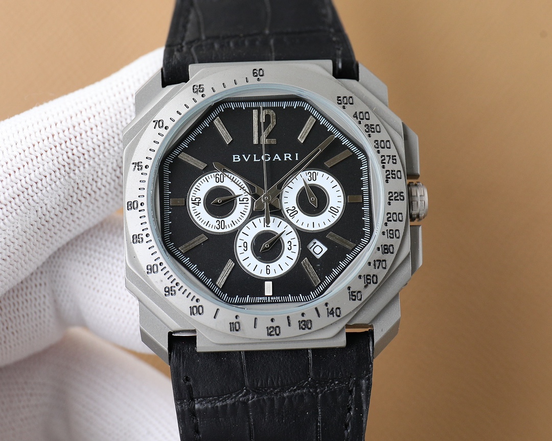 【12-15日にお届け】BVLGARI メンズ 腕時計  41MM  4色