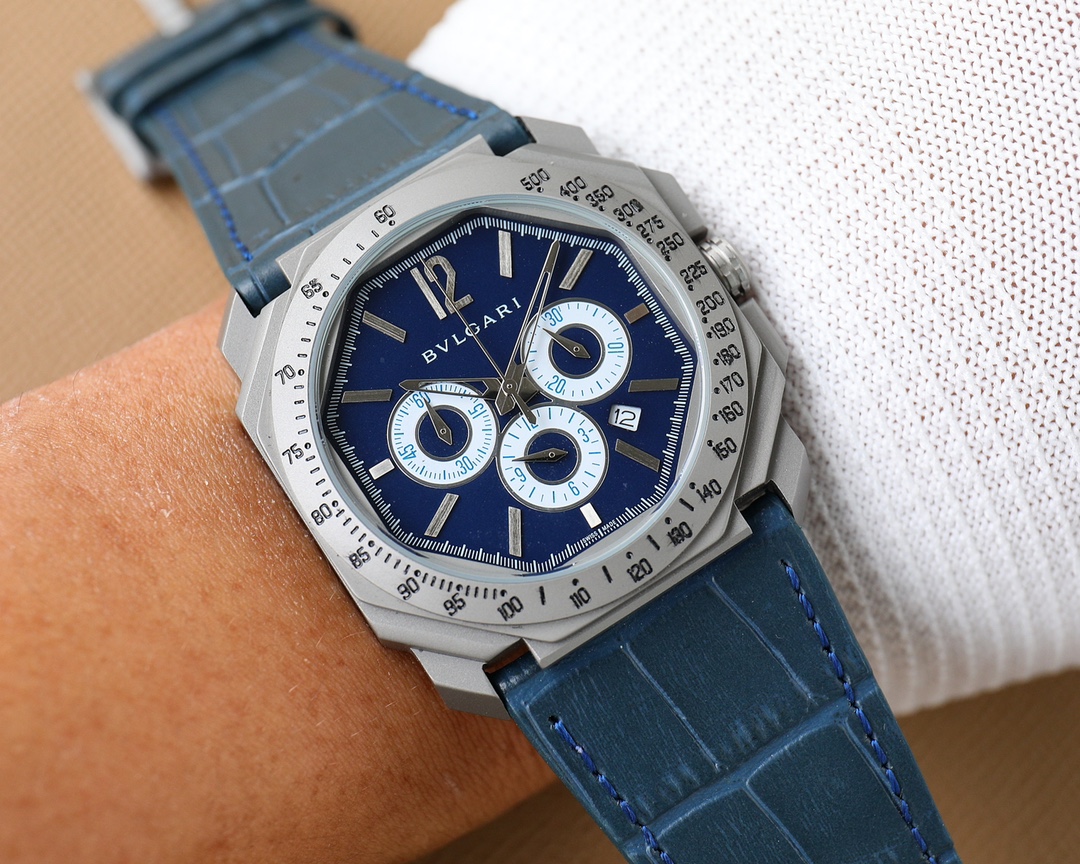 【12-15日にお届け】BVLGARI メンズ 腕時計  41MM  4色