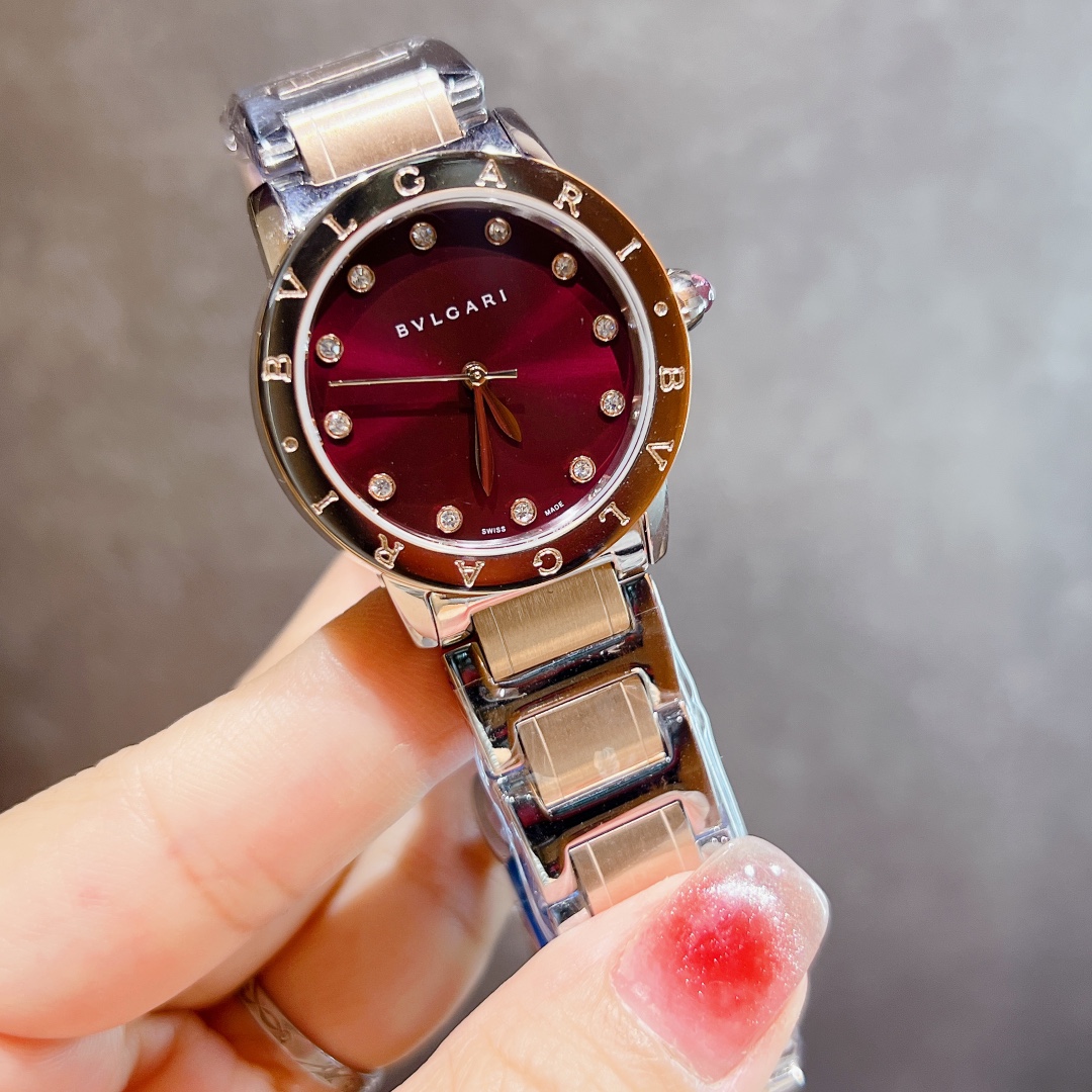 【12-15日にお届け】BVLGARI レディース  腕時計 33MM  6色