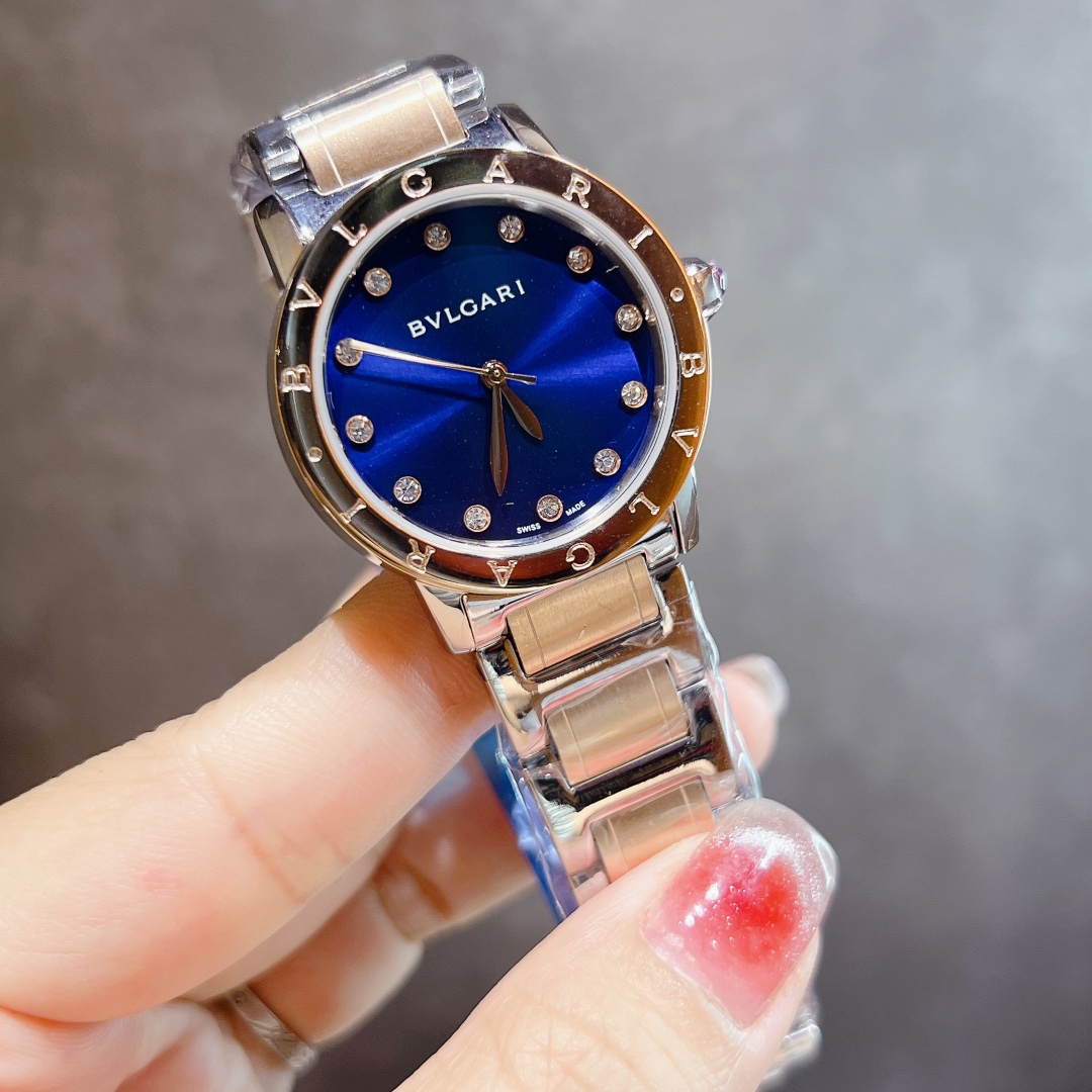 【12-15日にお届け】BVLGARI レディース  腕時計 33MM  6色