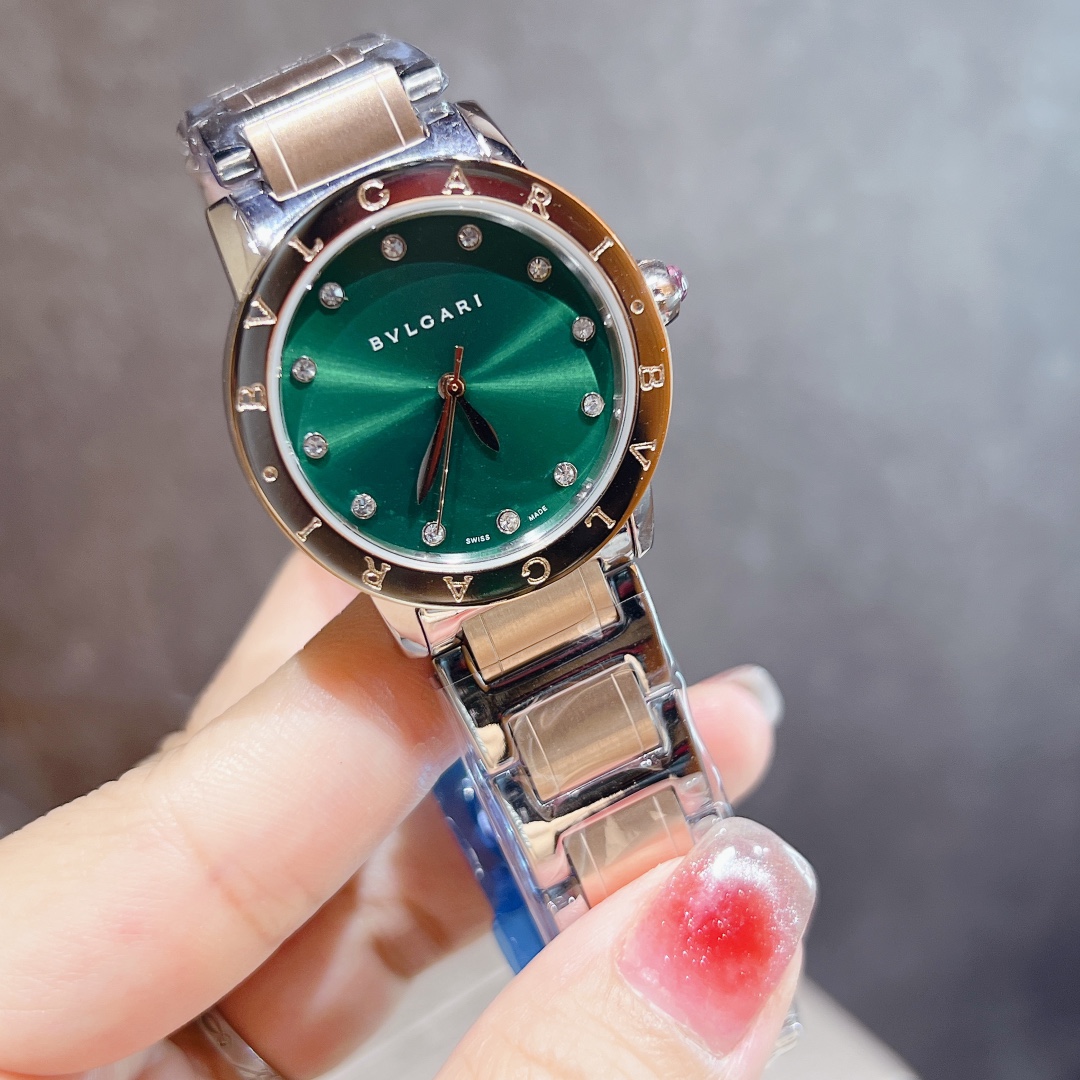 【12-15日にお届け】BVLGARI レディース  腕時計 33MM  6色