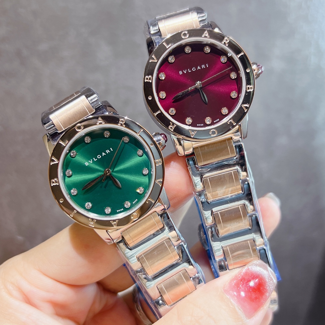 【12-15日にお届け】BVLGARI レディース  腕時計 33MM  6色