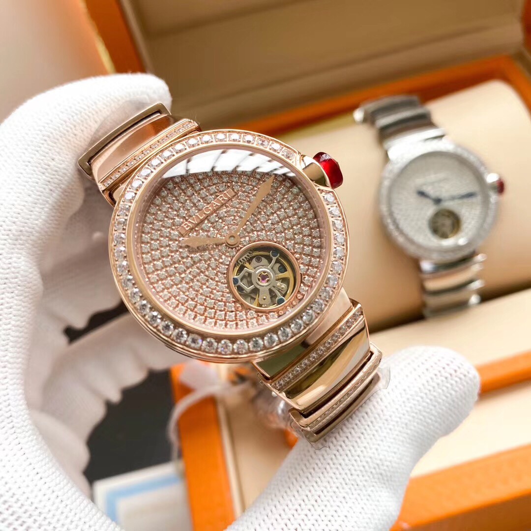 【12-15日にお届け】BVLGARI レディース  腕時計 33MM  2色