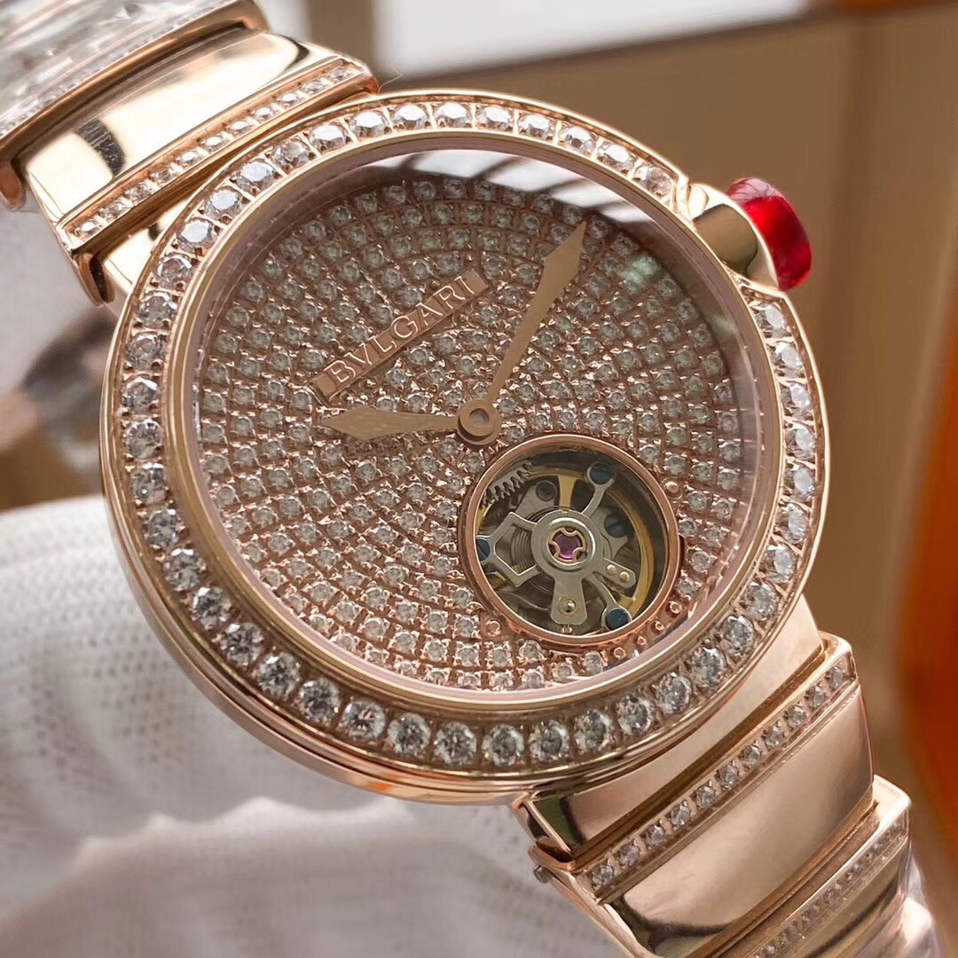 【12-15日にお届け】BVLGARI レディース  腕時計 33MM  2色
