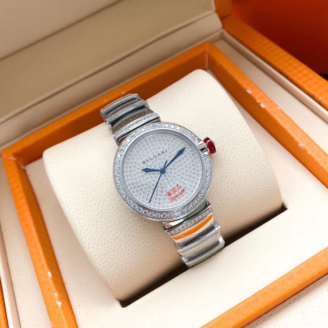 【12-15日にお届け】BVLGARI レディース  腕時計 33MM  2色