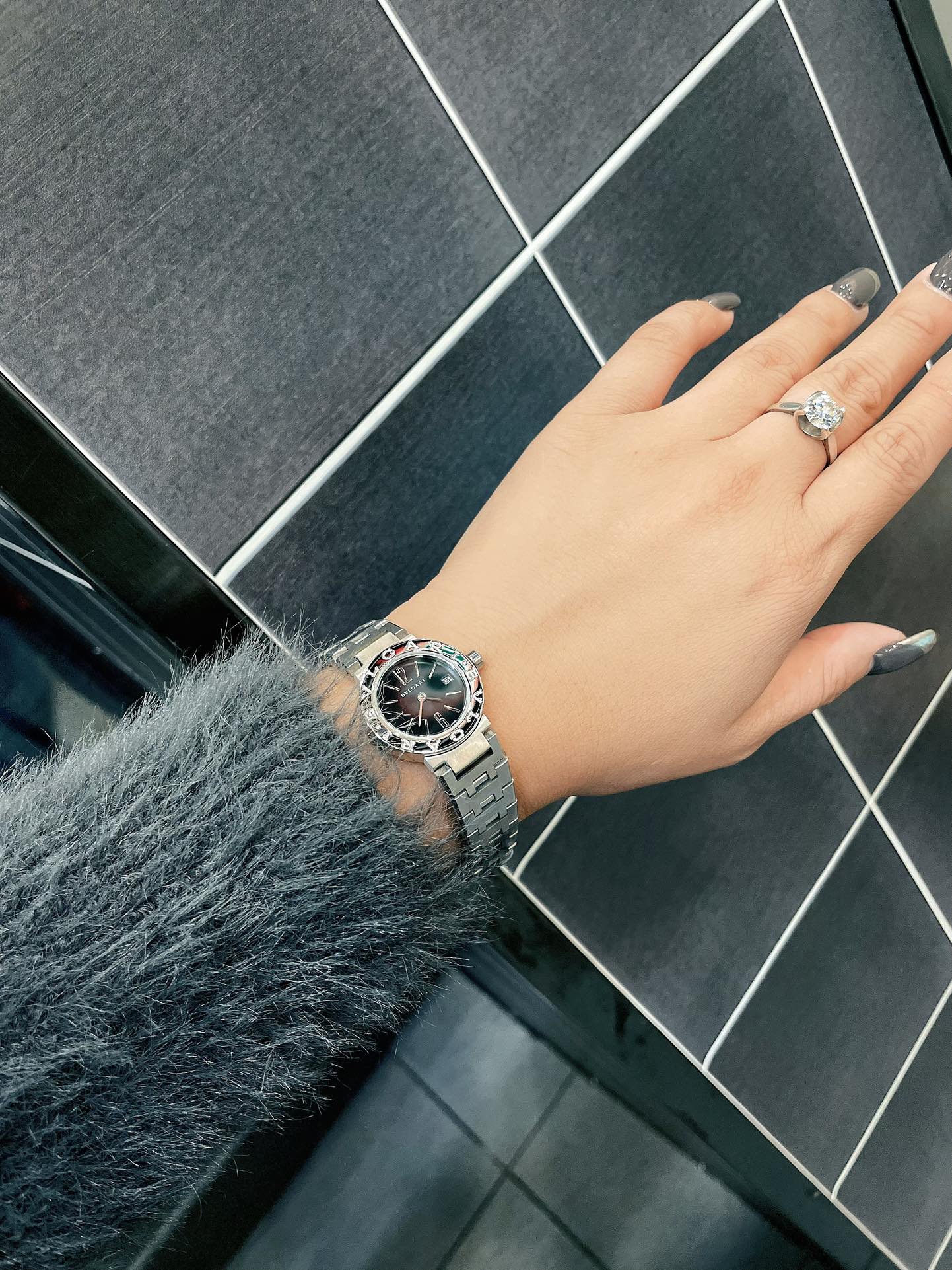 【12-15日にお届け】BVLGARI レディース 腕時計   26MM