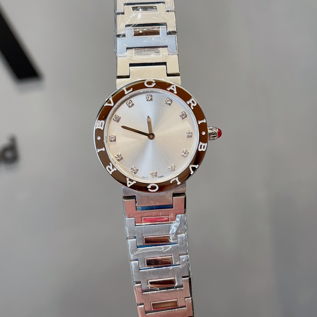 【12-15日にお届け】BVLGARI レディース 腕時計   33MM 4色