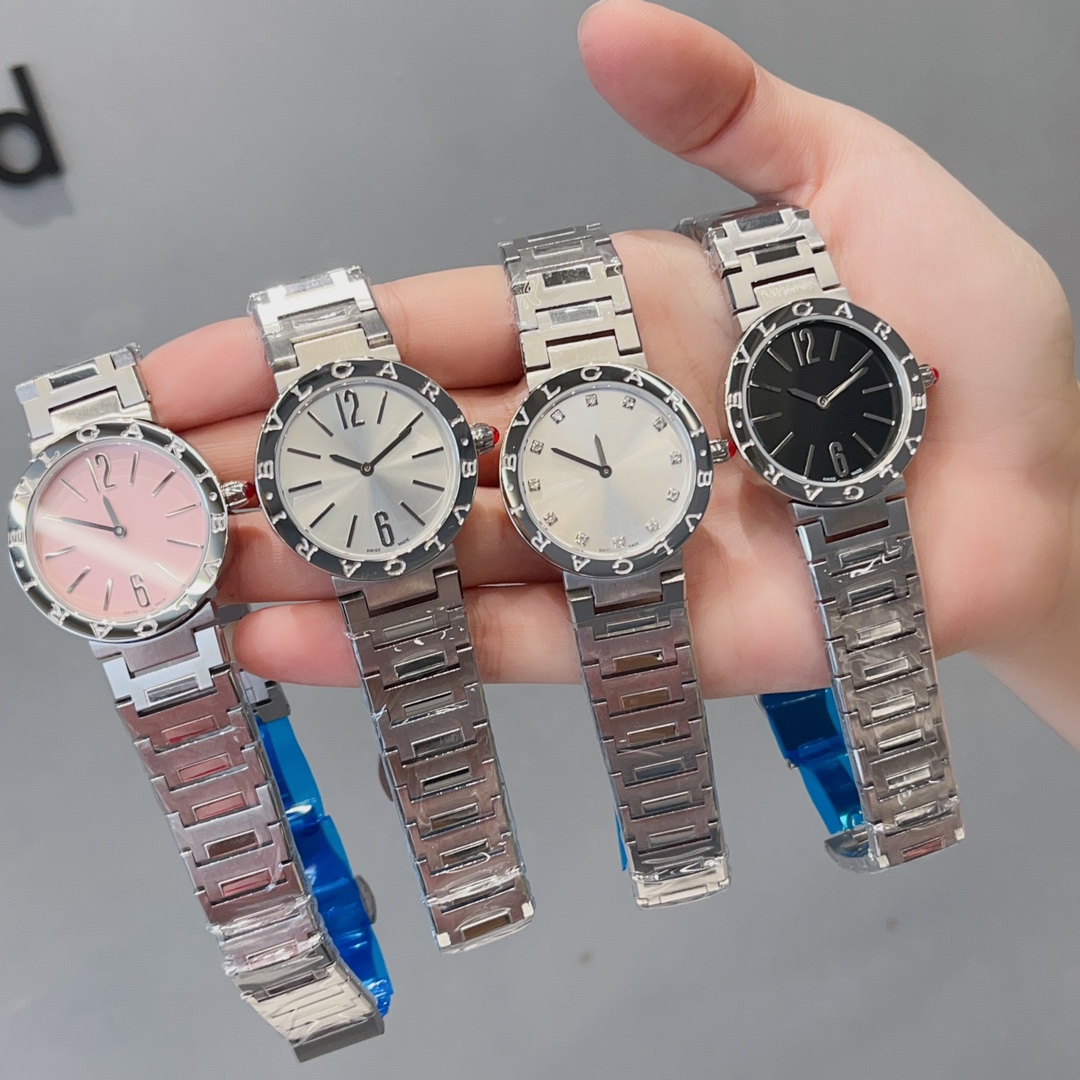 【12-15日にお届け】BVLGARI レディース 腕時計   33MM 4色