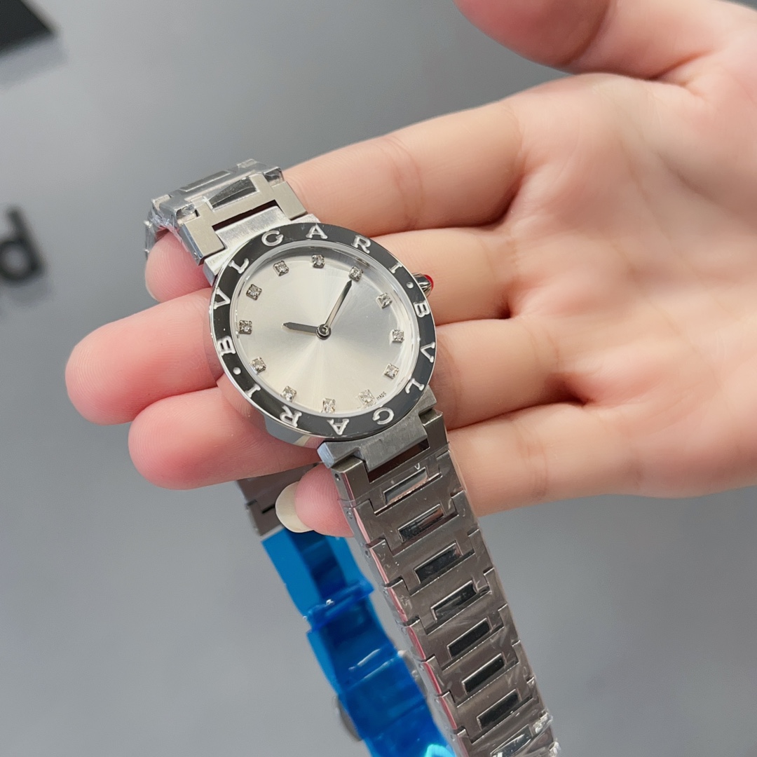【12-15日にお届け】BVLGARI レディース 腕時計   33MM 4色