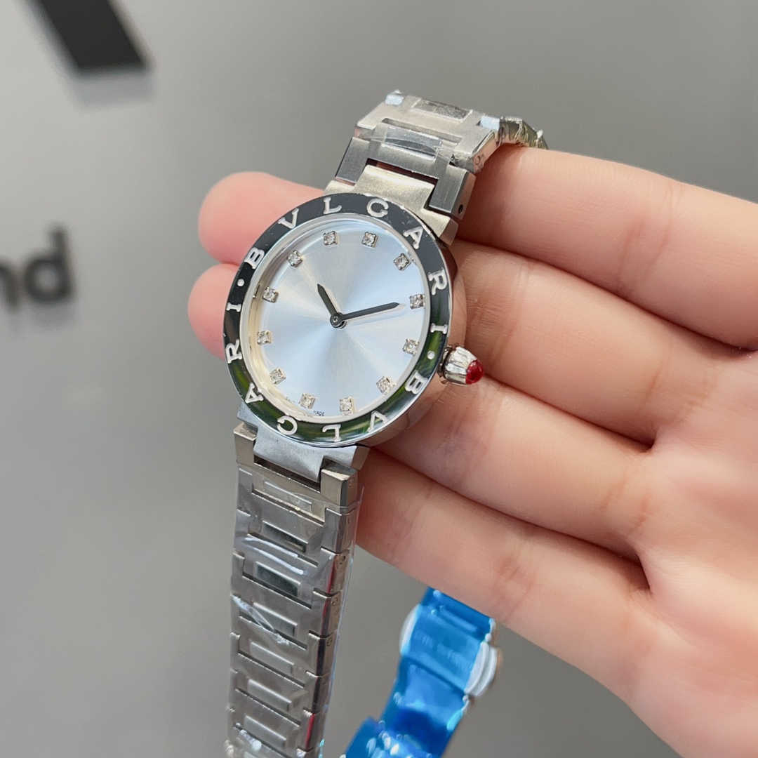 【12-15日にお届け】BVLGARI レディース 腕時計   33MM 4色