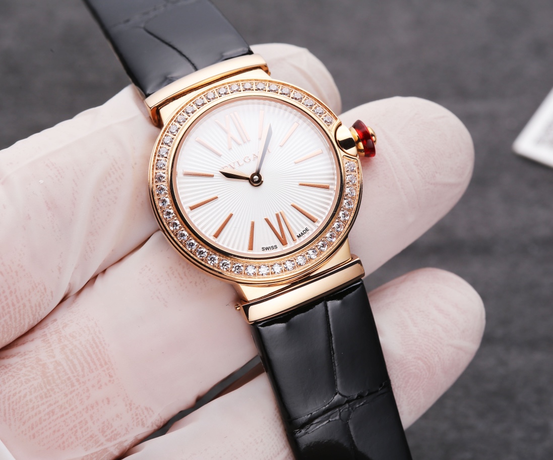【12-15日にお届け】BVLGARI レディース 腕時計   28MM 3色