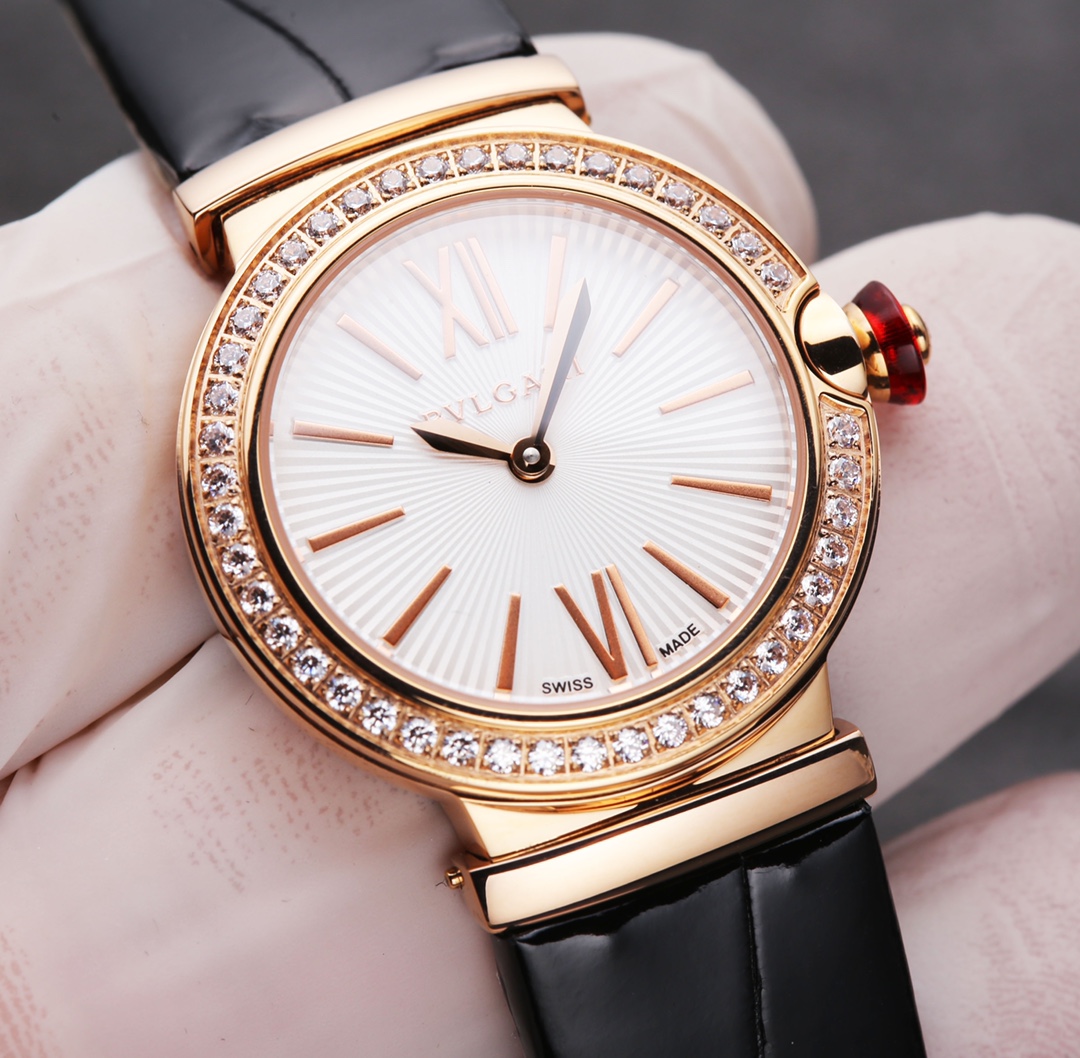 【12-15日にお届け】BVLGARI レディース 腕時計   28MM 3色