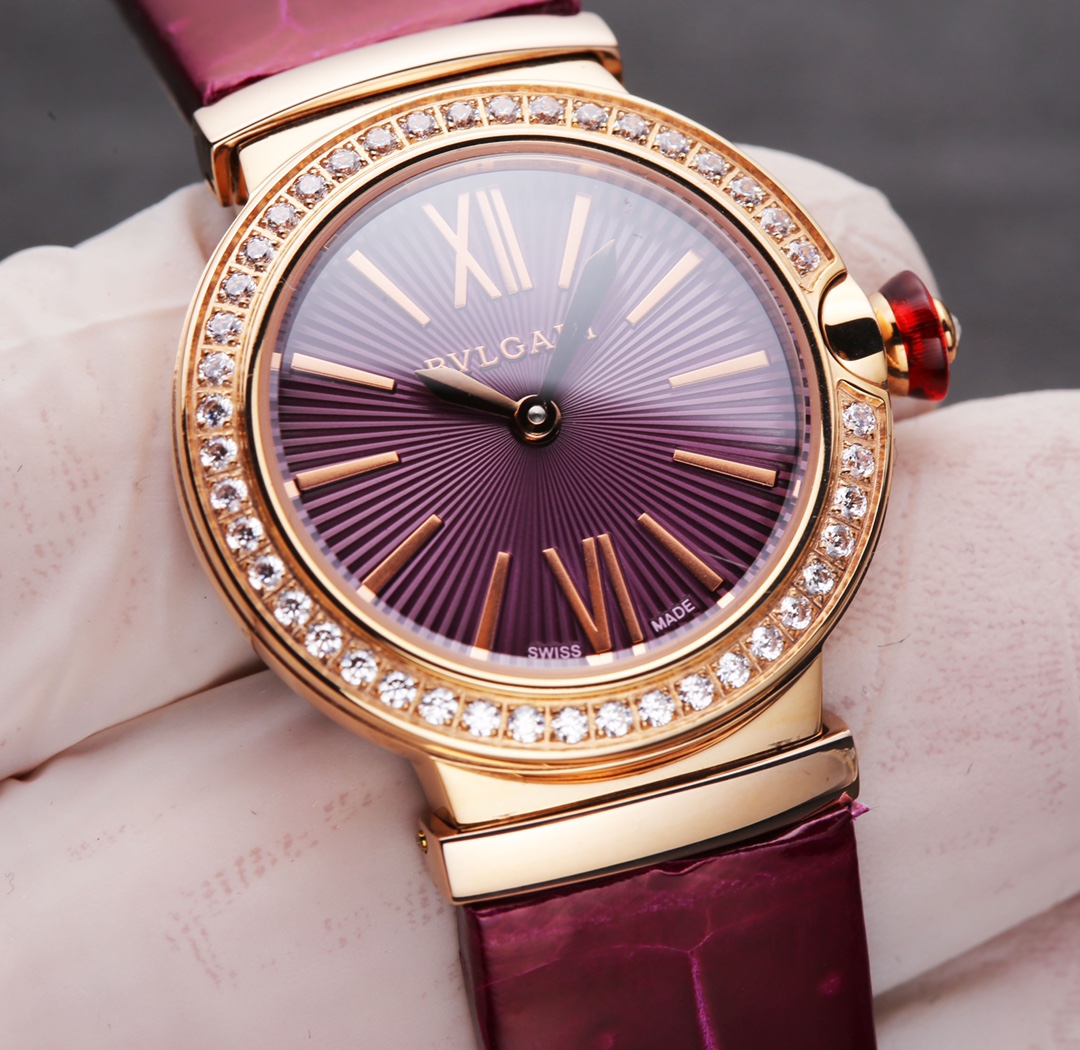 【12-15日にお届け】BVLGARI レディース 腕時計   28MM 3色