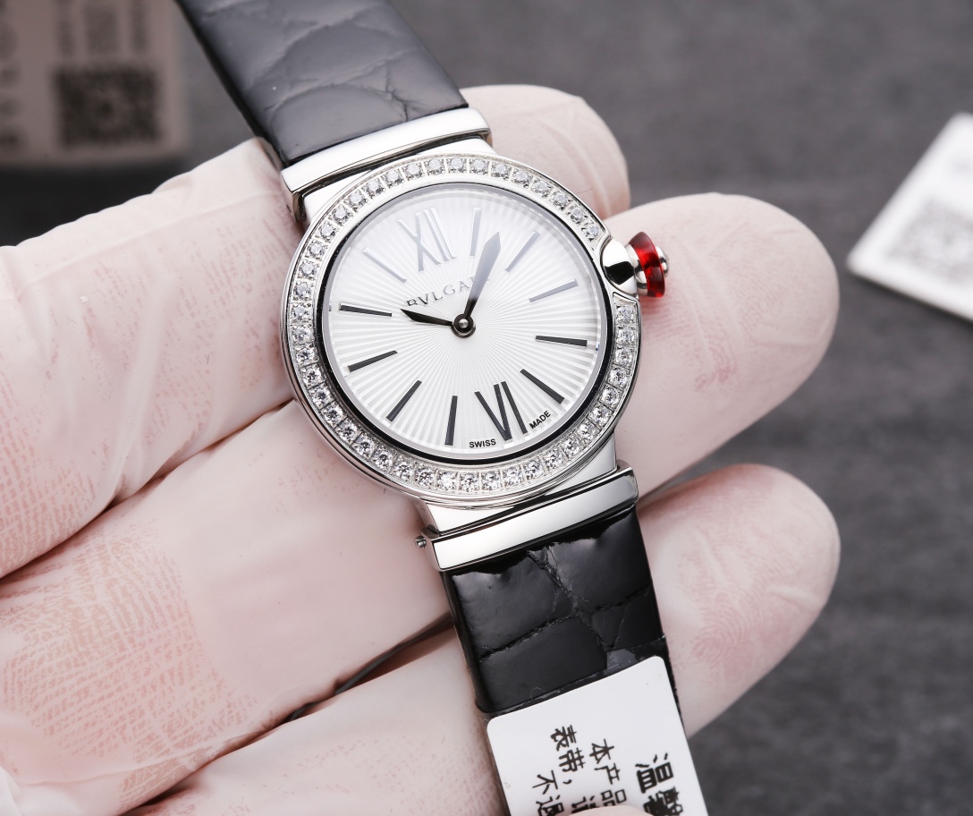 【12-15日にお届け】BVLGARI レディース 腕時計   28MM 3色