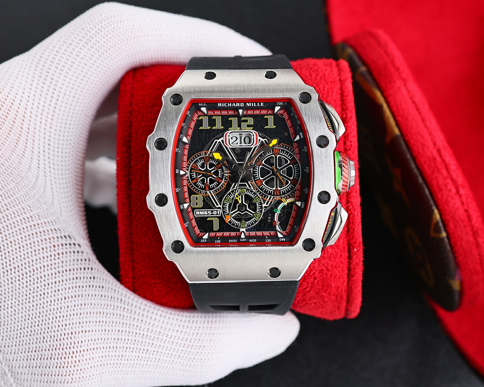 【12-15日にお届け】RICHARD MILLE  メンズ  腕時計  高品質！！！4色