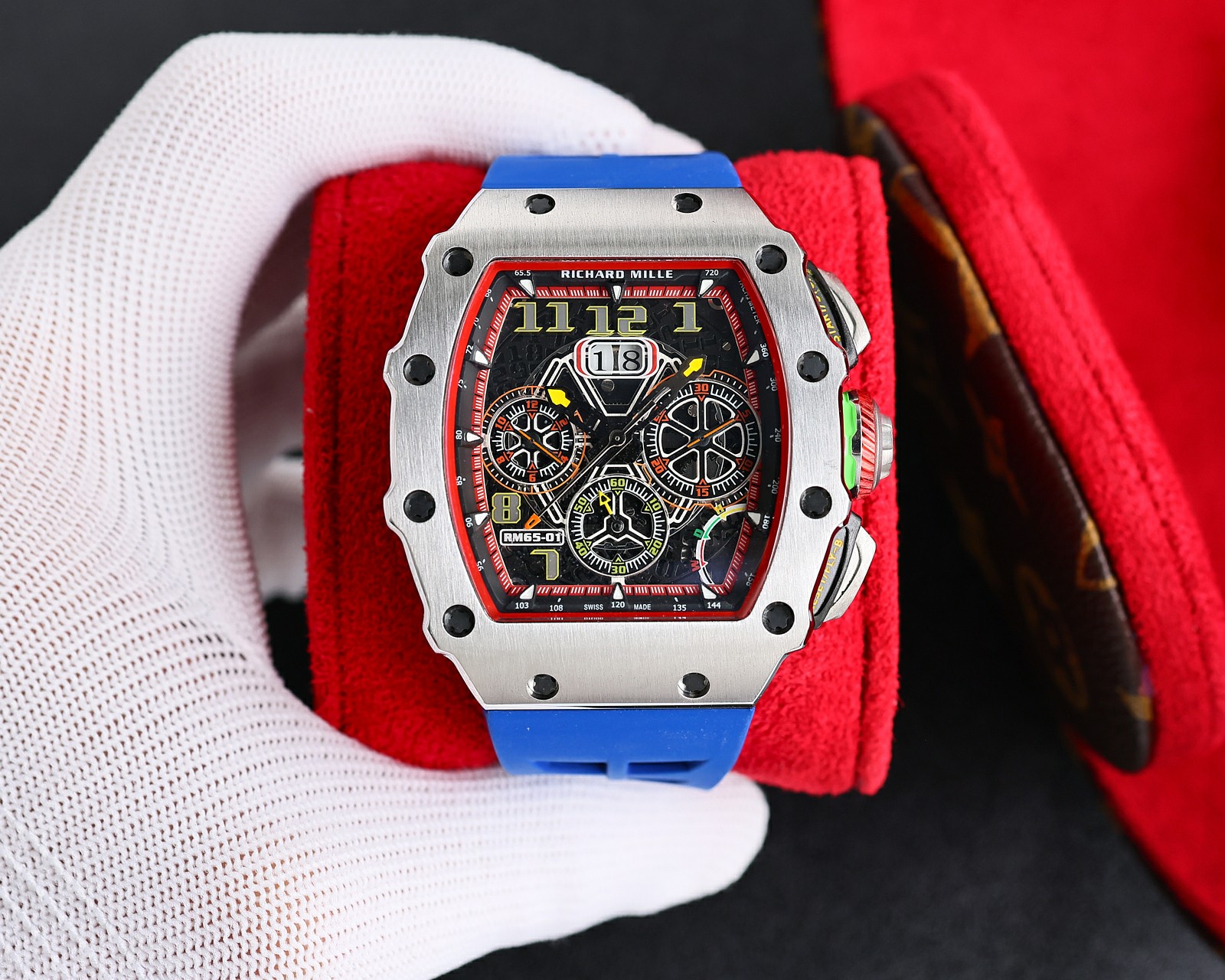 【12-15日にお届け】RICHARD MILLE  メンズ  腕時計  高品質！！！4色
