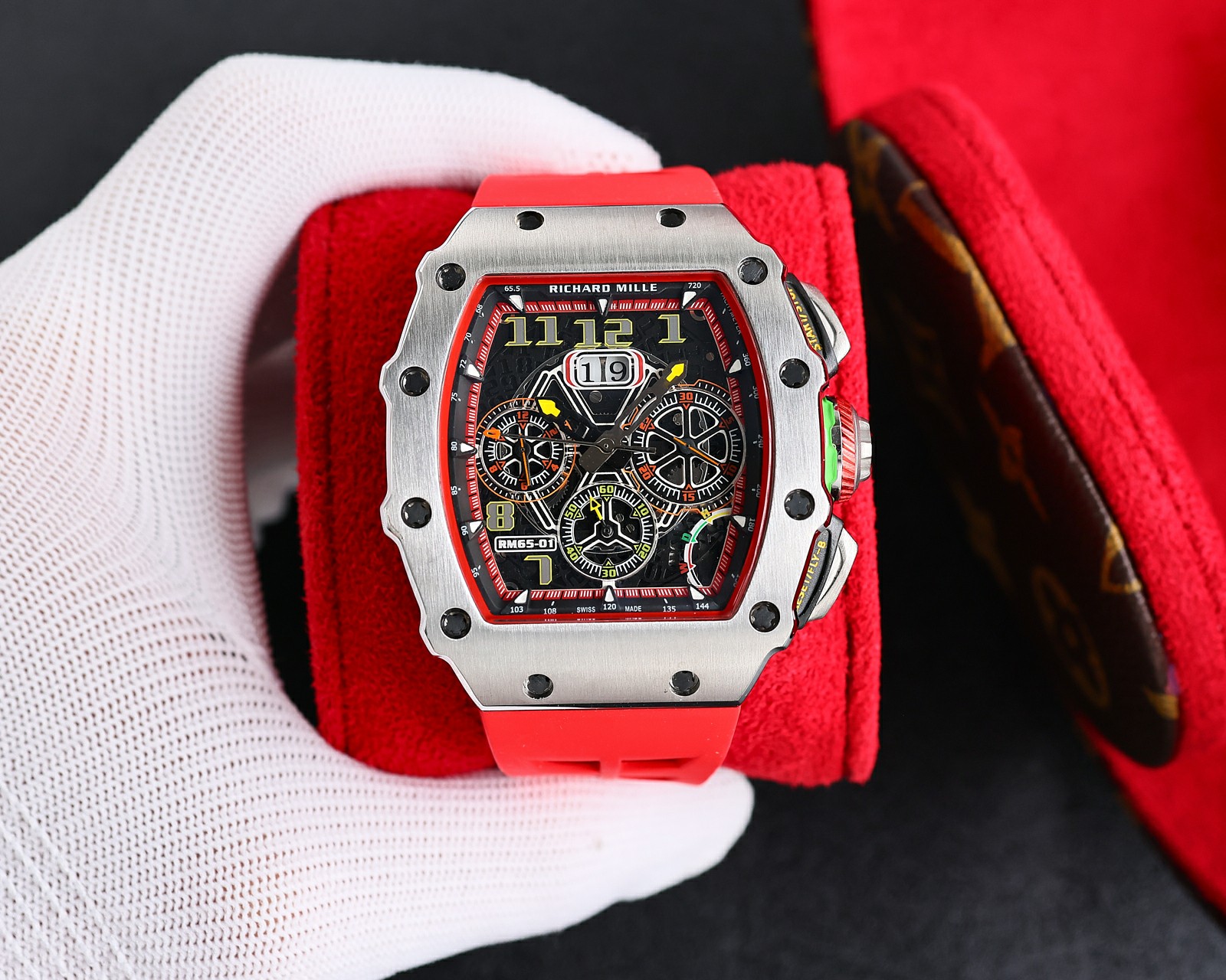 【12-15日にお届け】RICHARD MILLE  メンズ  腕時計  高品質！！！4色