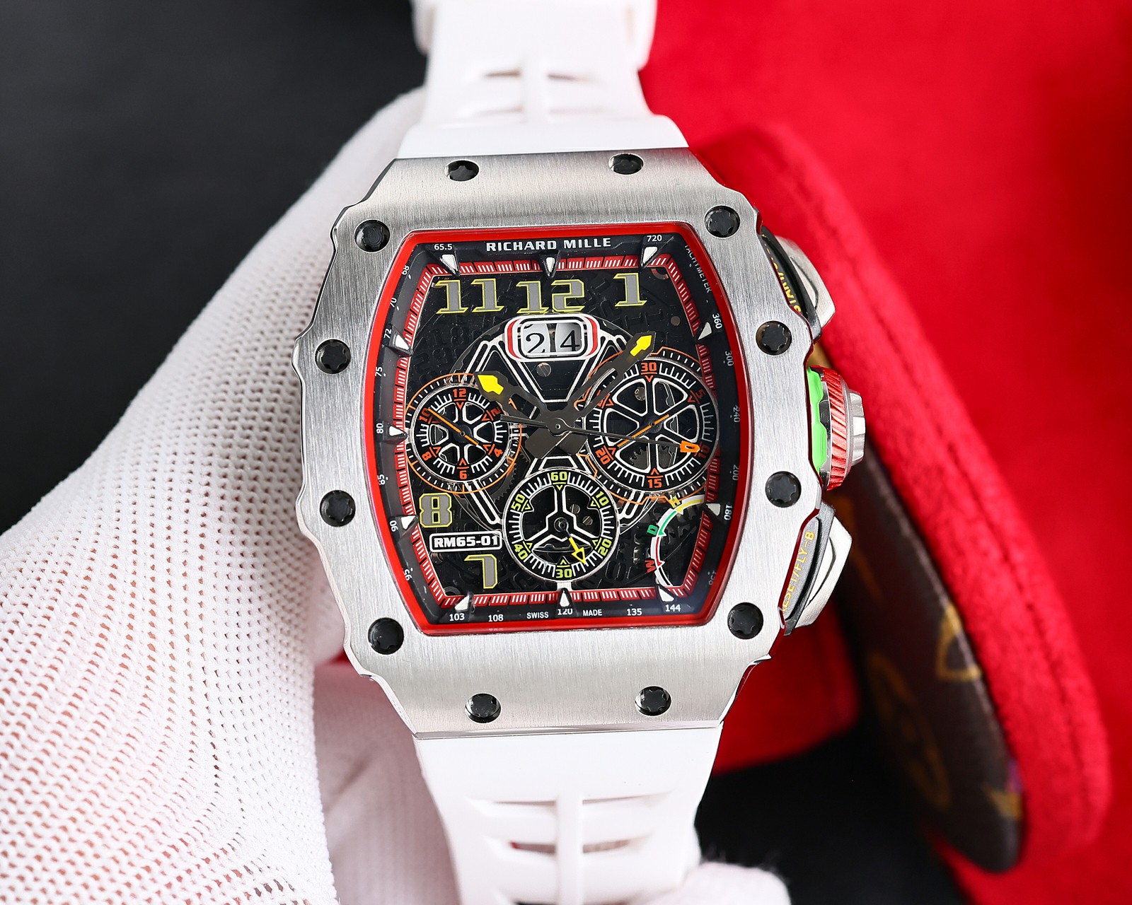 【12-15日にお届け】RICHARD MILLE  メンズ  腕時計  高品質！！！4色