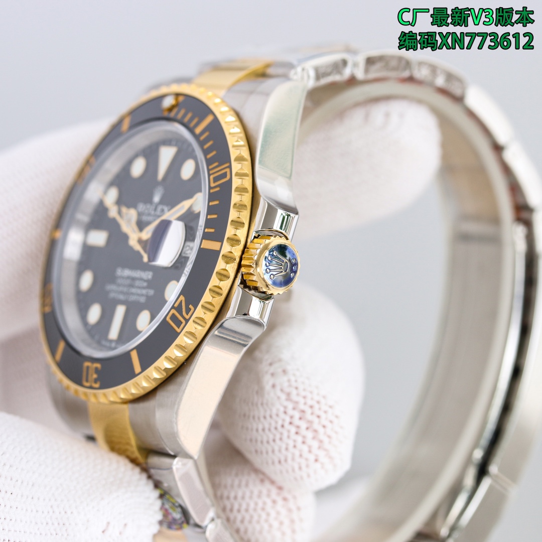 【12-15日にお届け】Rolex メンズ 腕時計 サブマリーナー 41MM  2色