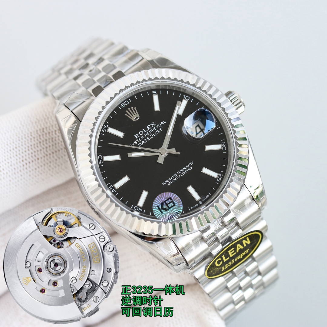 【12-15日にお届け】Rolex メンズ 腕時計  デイトジャスト  41 MM  3色