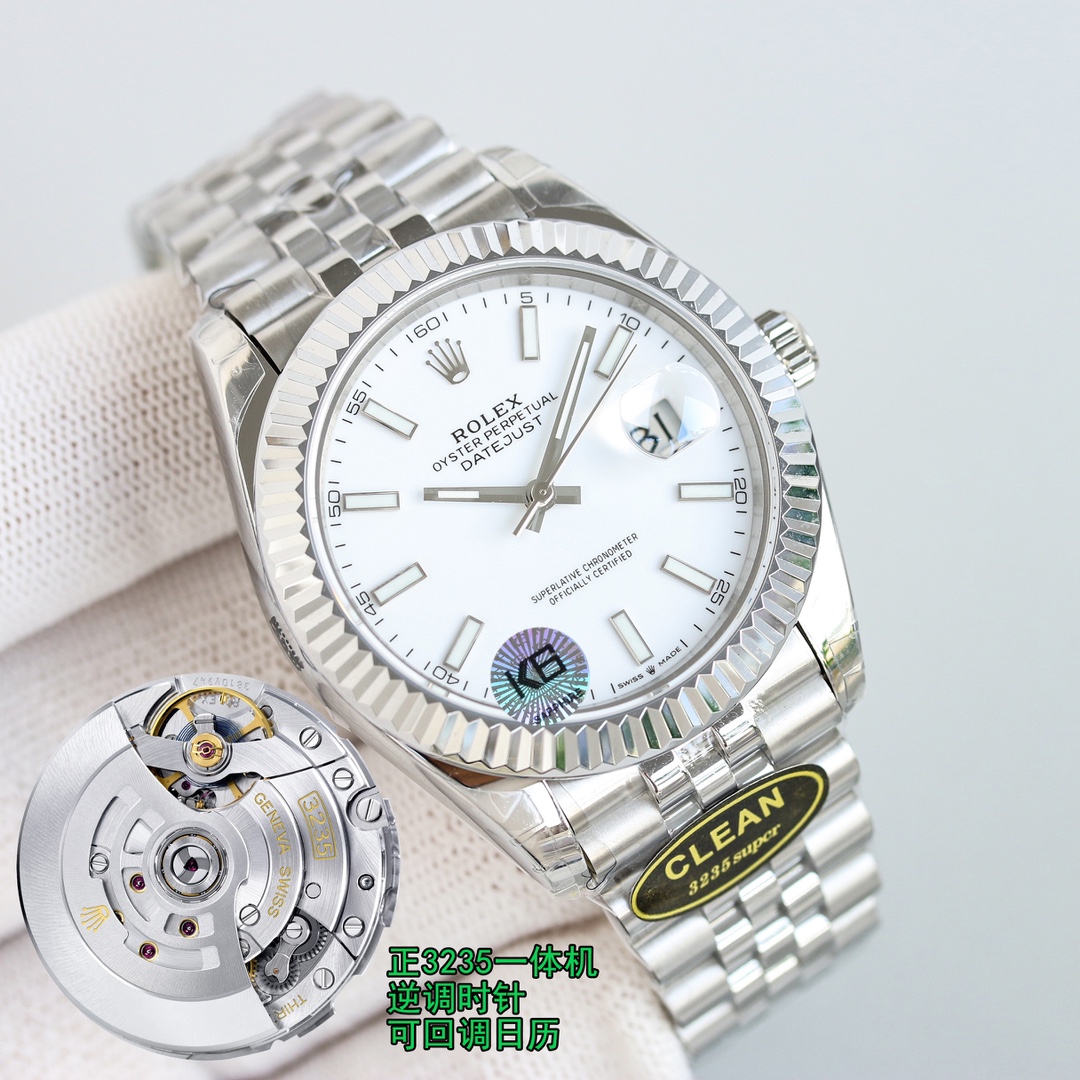 【12-15日にお届け】Rolex メンズ 腕時計  デイトジャスト  41 MM  3色