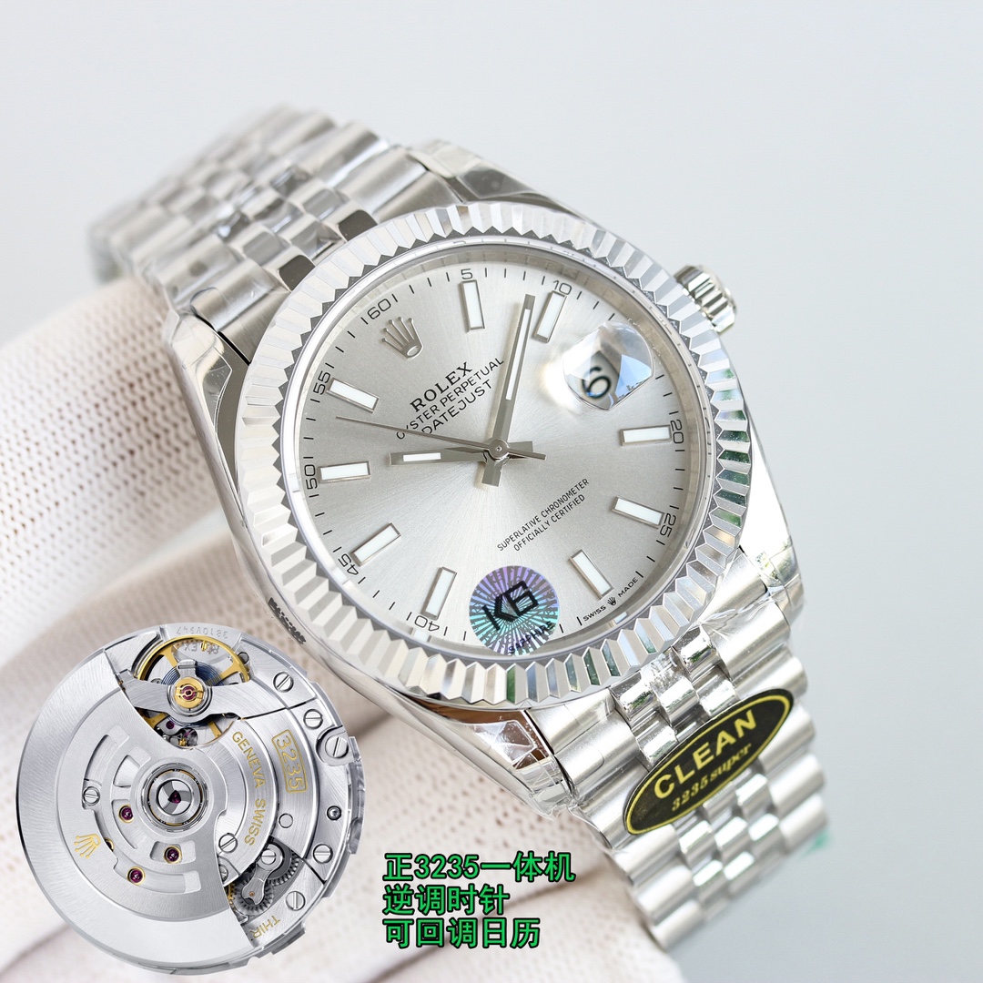 【12-15日にお届け】Rolex メンズ 腕時計  デイトジャスト  41 MM  3色