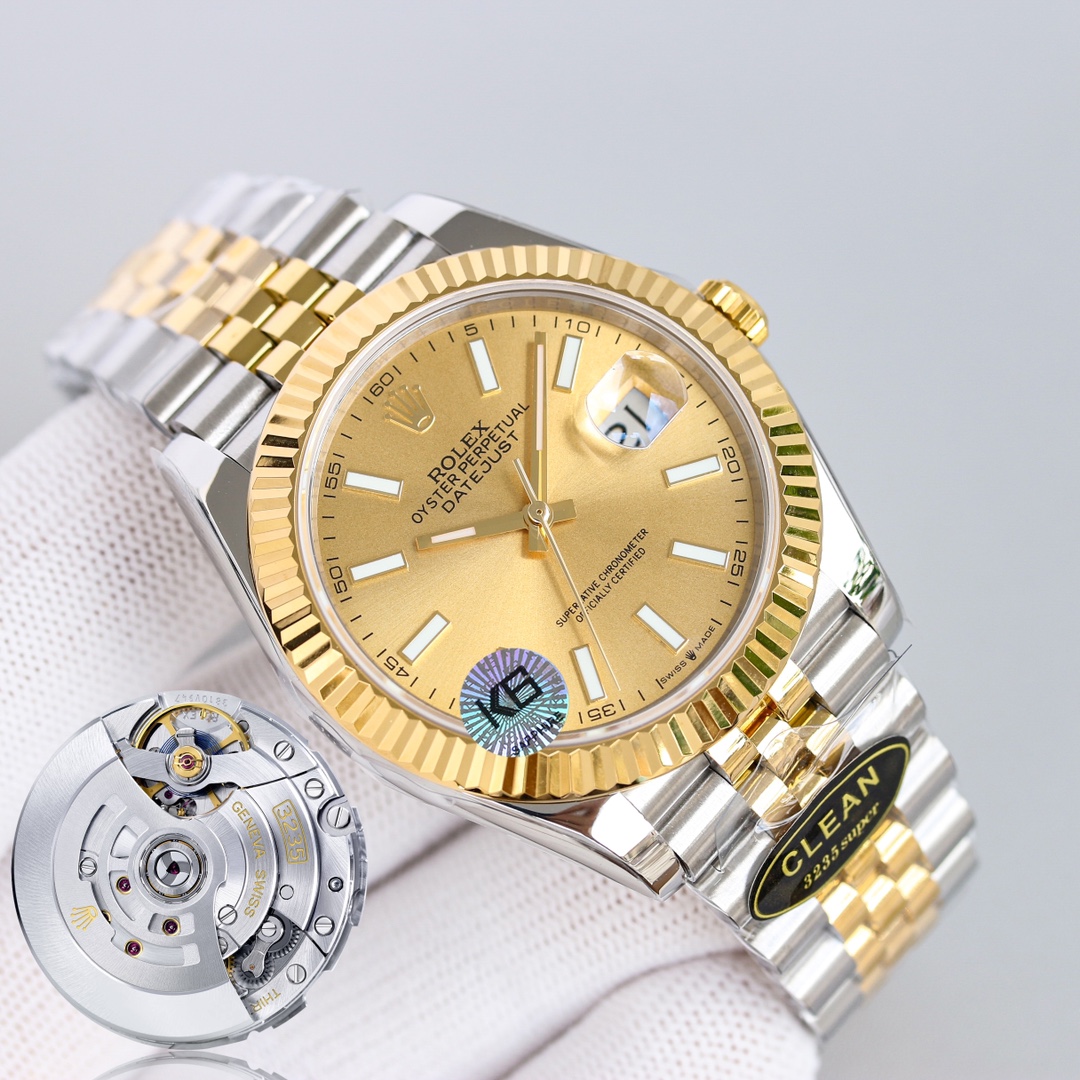 【12-15日にお届け】Rolex メンズ 腕時計 デイトジャスト  42MM  4色
