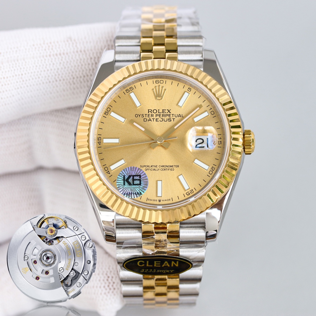 【12-15日にお届け】Rolex メンズ 腕時計 デイトジャスト  42MM  4色